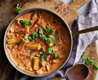 Stroganoff med matost och svamp