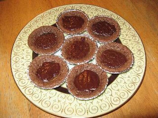 Chokladkladdmuffins med fyllning