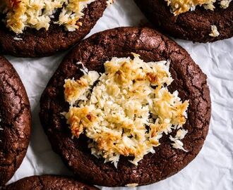 Brownie Cookies med Kokostosca