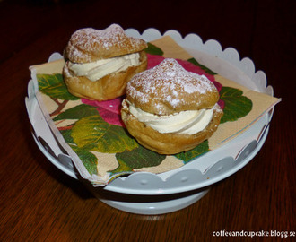 Mini petit choux med nutella och jordnötssmör