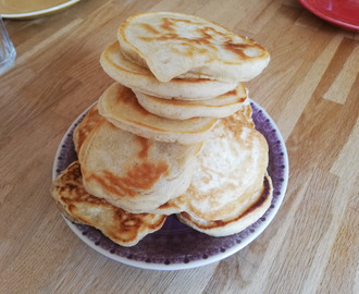 Amerikanska veganpannkakor.