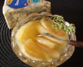 Syltade päron till ost