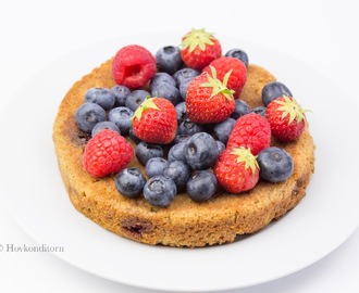 Gluten-free and Vegan Blueberry Lemon Cake
