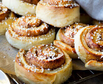 Kanelbullar med dulce de leche