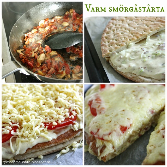 Varm smörgåstårta