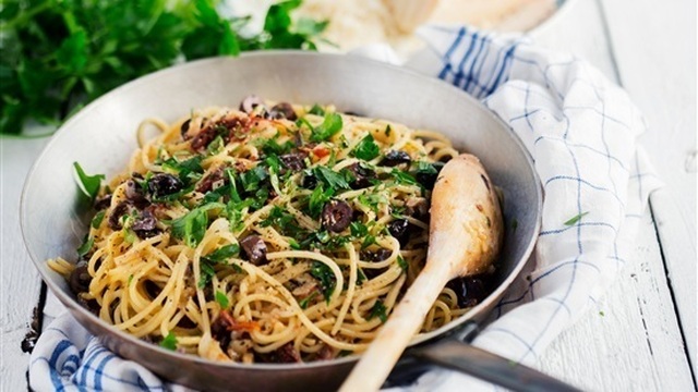 Vegetarisk Spaghetti Carbonara