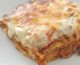 Lasagne med Backastrands hemliga knep