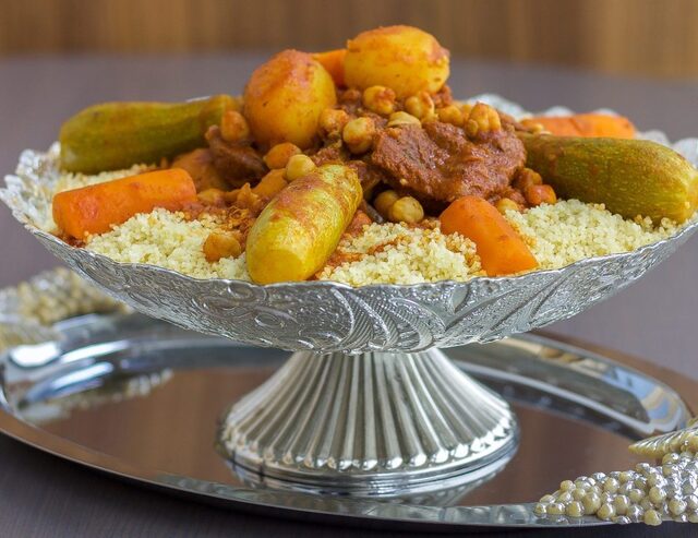 Couscous med lamm eller kyckling