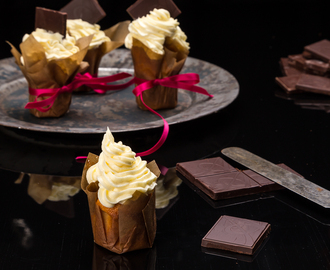 Cupcakes med chokladfrosting & smörkräm