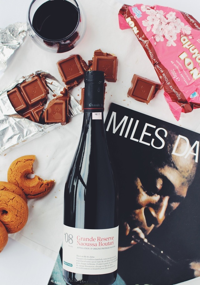 Jazz, choklad och rött vin