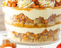 Caramel Apple Cheesecake Blondie Trifle