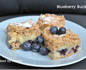 Blueberry Buckle – en helt fantastisk blåbärskaka