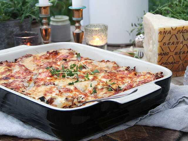 Klassisk lasagne med zucchini