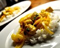 Roberts Kök - Currypanna med kyckling och ananas