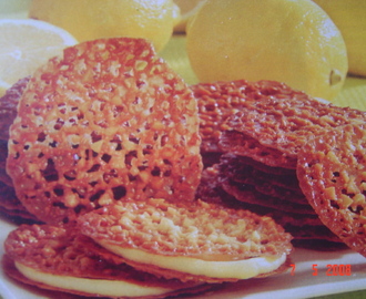 Mandelflarn med citronkräm