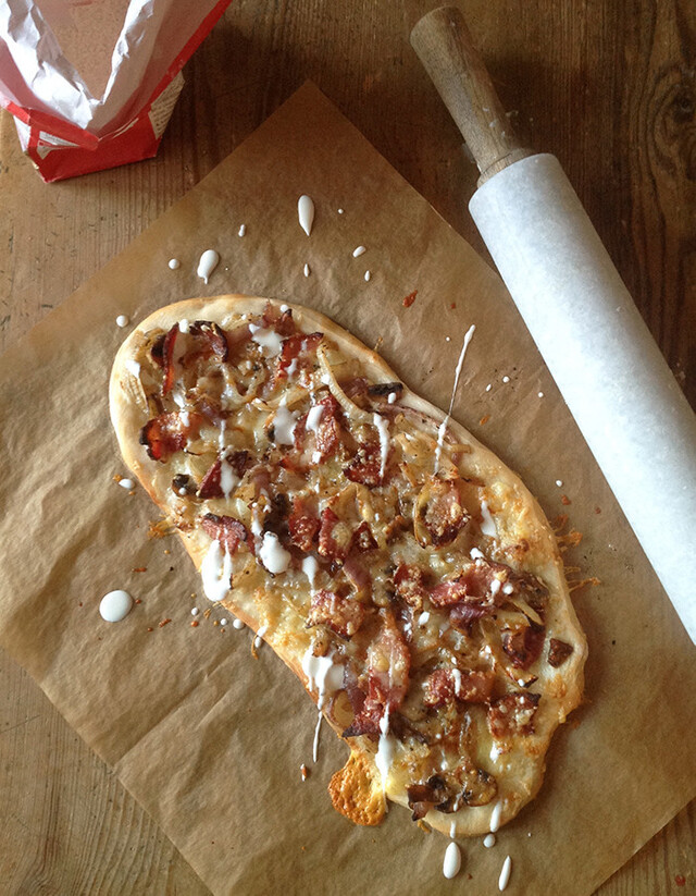 Tarte, pizza eller flatbread