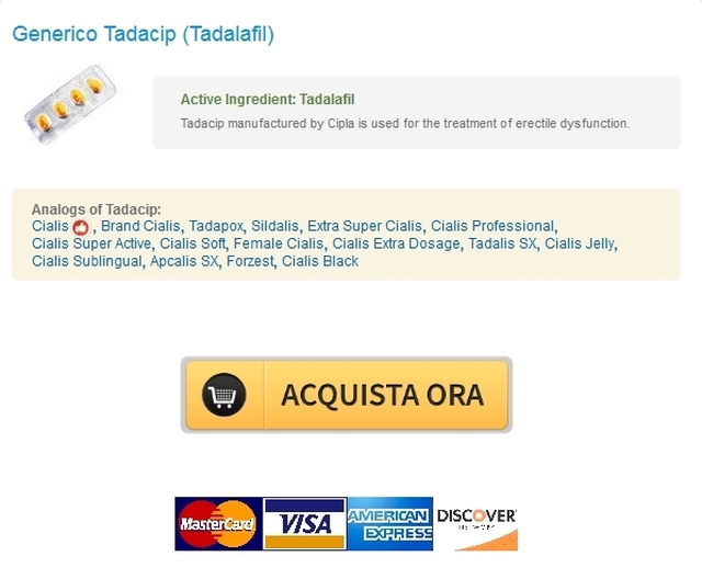 Miglior Approvato farmacia online – Generico 20 mg Tadacip Senza Ricetta – Spedizione gratuita