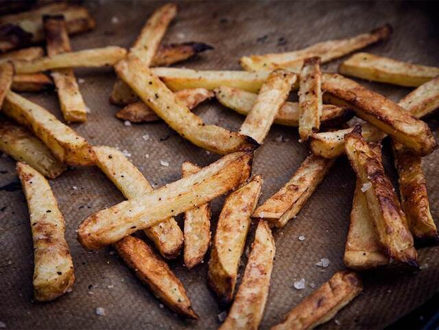 Pommes frites i ugn