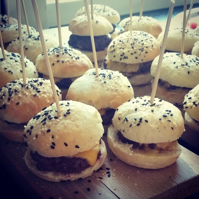 Mini-hamburgerbröd