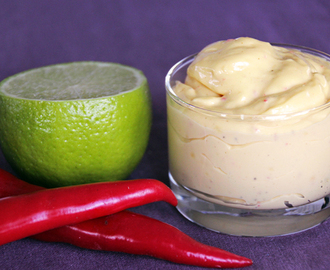 Aioli med chili och lime