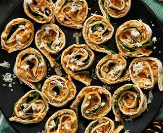 Vegetariska tunnbrödsnittar med Tofuröra Varmrökt