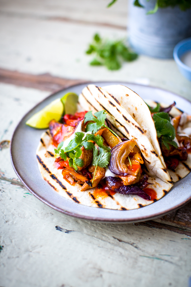 One Pan Chicken Fajitas