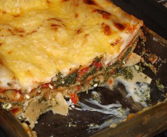 Vegatarisk Lasagne