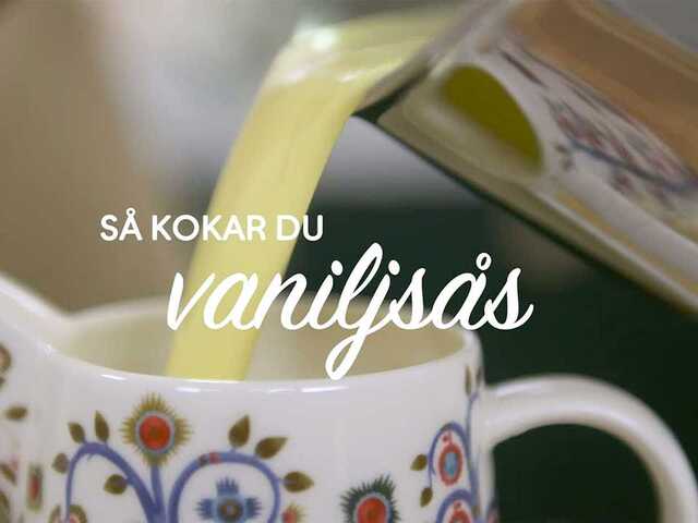 Roy Fares vaniljsås - se & gör | Köket.se