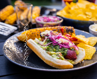 Choripan- Argentisk chorizo med chimichurri