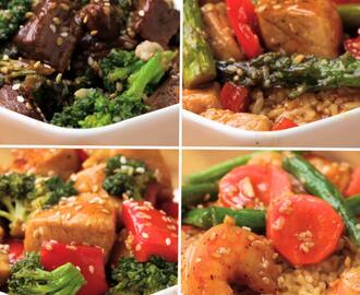 One-Pan Stir-Fry 4 Ways