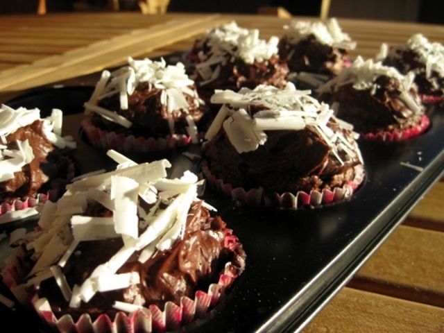 Devils food muffins