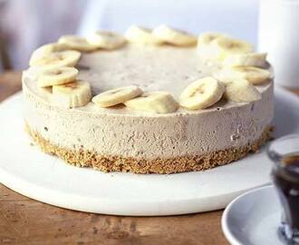 Frozen banana and peanuybutter cheesecake