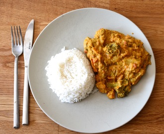 Vegansk Massaman Curry i Crock Pot