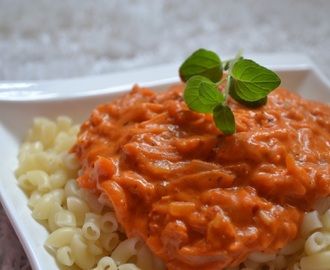 Veckans vegetariska: Kryddig morotssås med pasta