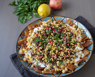 Fatteh med kött- Fattet lahem