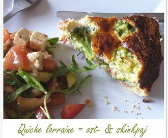 Svensk version av quiche lorraine