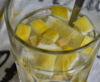 Förkylningsdryck med ingefära och citron