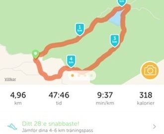 170320: första passet med Team Nordic Trail och en femma i Tyresta