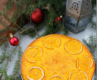 Saffrans cheesecake med smak av apelsin & pepparkaka