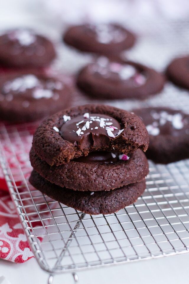 Chokladkakor med minttryffel