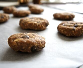 Glutenfria chocolate chip cookies m. kokossocker