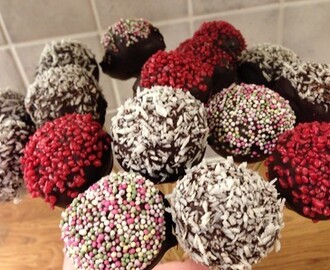 Cake pops med ballerina