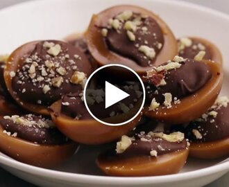 Recept på hemgjord Toffifee