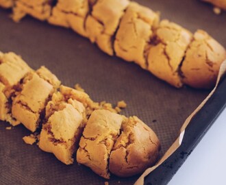 Hemmagjord saffransbiscotti!