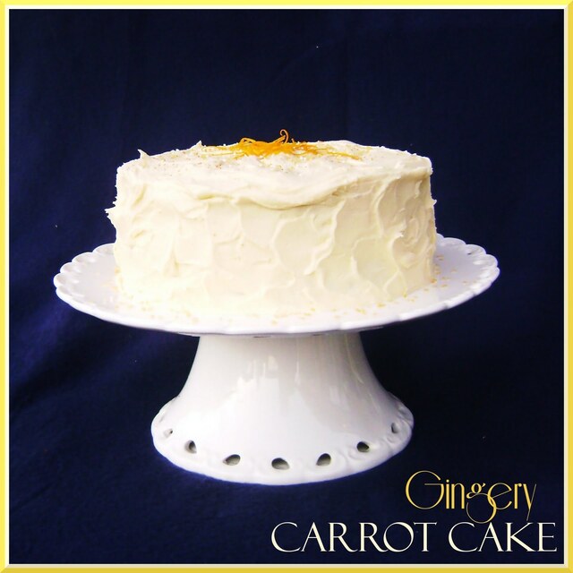 Gingery Carrot Cake (eller Morotskaka delux)