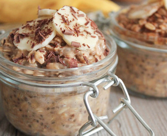 Overnight oats peanutbutter & banana