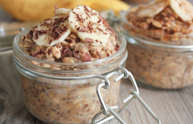 Overnight oats peanutbutter & banana