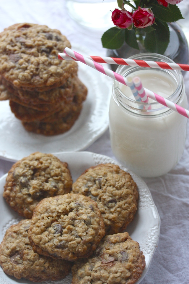 Chocolate Chip Oatmeal Cookies (!!!) – Havregryn & Chocolate Chips Kakor (!!!)