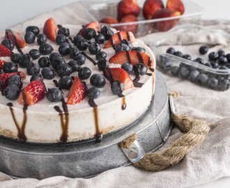 Klassiskt cheesecake recept – mjölkfri & äggfri cheesecake