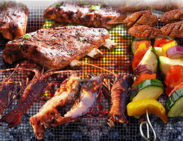 Non-Stick BBQ Grill Mesh Mat